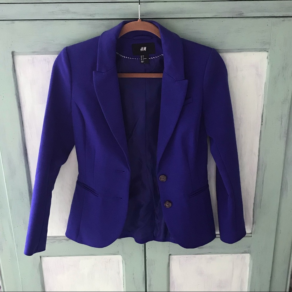 H&M Cobalt Blue Blazer